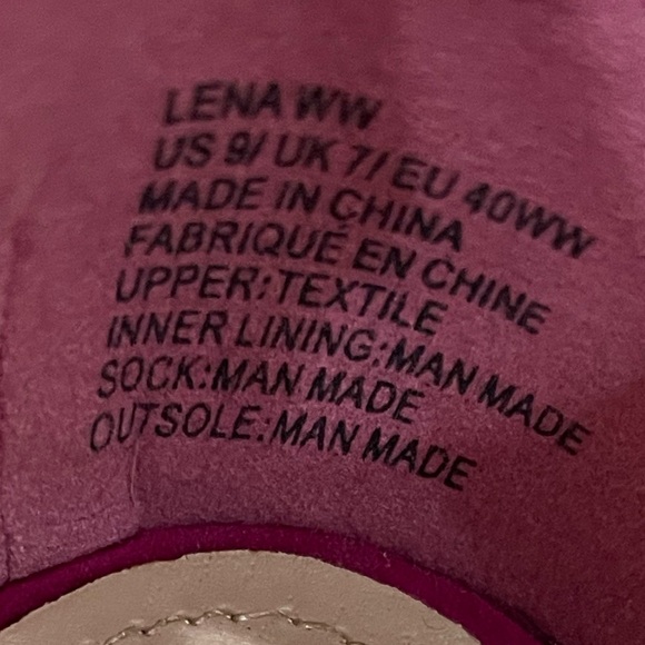 JUST FAB LENA HEELED SANDALS. Raspberry Pink/Suede-Like. Size 9. 4.25” Heel. - Picture 8 of 10